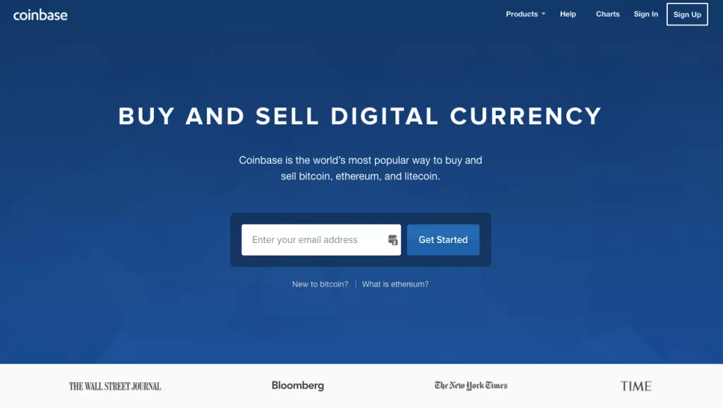 CoinBase-buy:sell digital currency